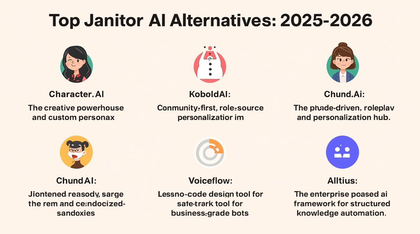 top Janitor AI alternatives for 2025–2026