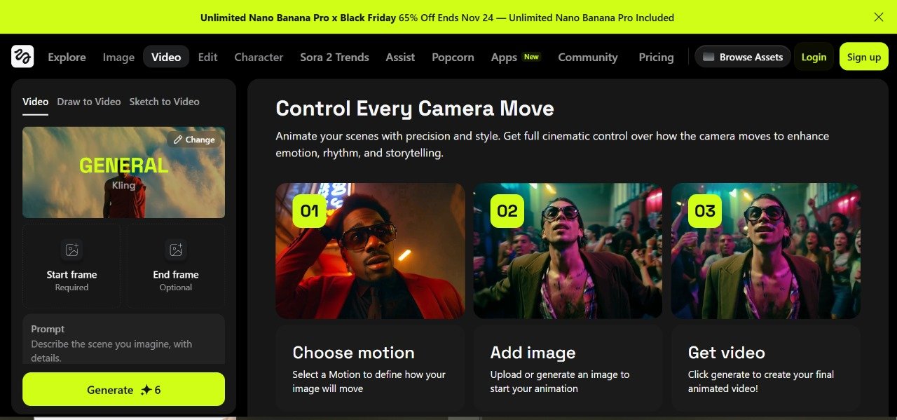 Video Generation Tools (Higgsfield’s Strongest Area)