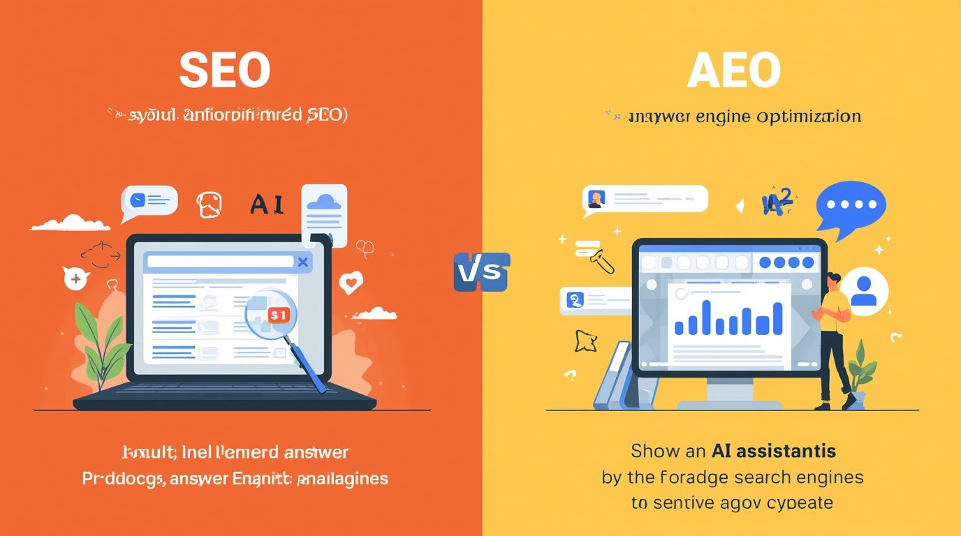 AEO & SEO: Key Differences (2026–2040)