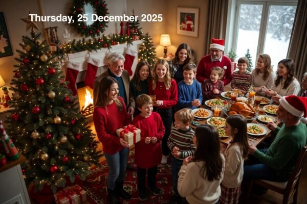 Every country you listed observes Christmas Day on Thursday, 25 December 2025.