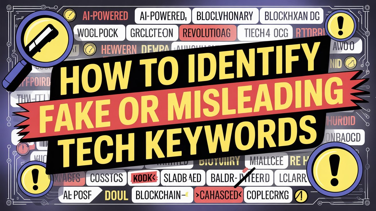 How to Identify Fake or Misleading Tech Keywords