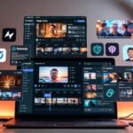 AI video generator tools like Magic Hour, Runway, Pika, and Synthesia displayed on a modern video creation dashboard