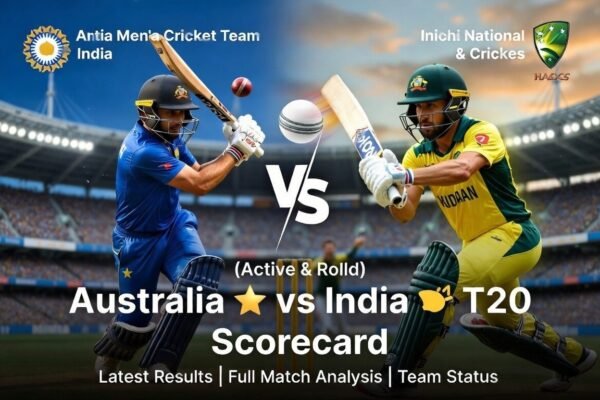 australian men’s cricket team vs india national cricket team match scorecard