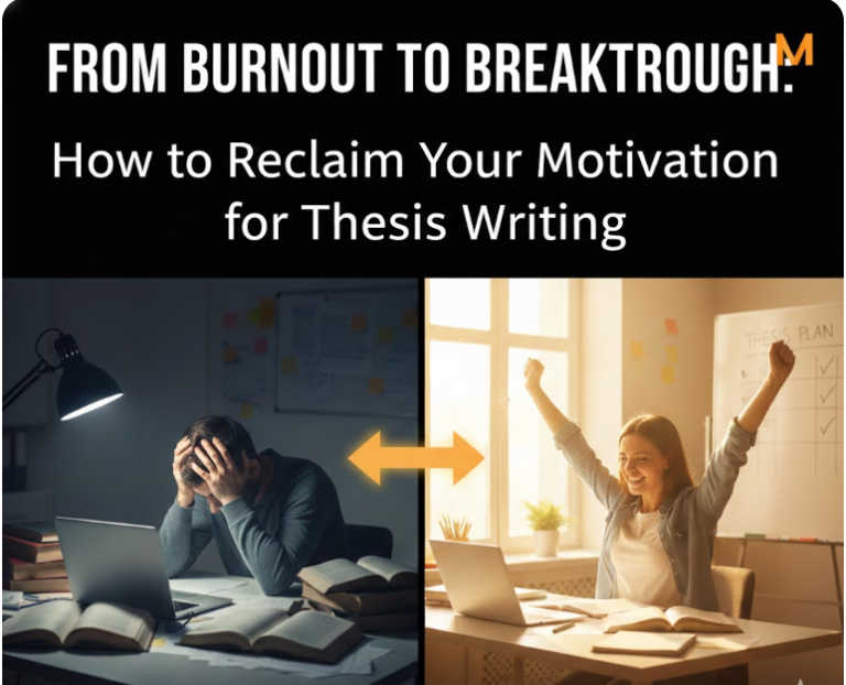 From Burnout to Breakthrough: How to Reclaim Your Motivation for Thesis Writing
