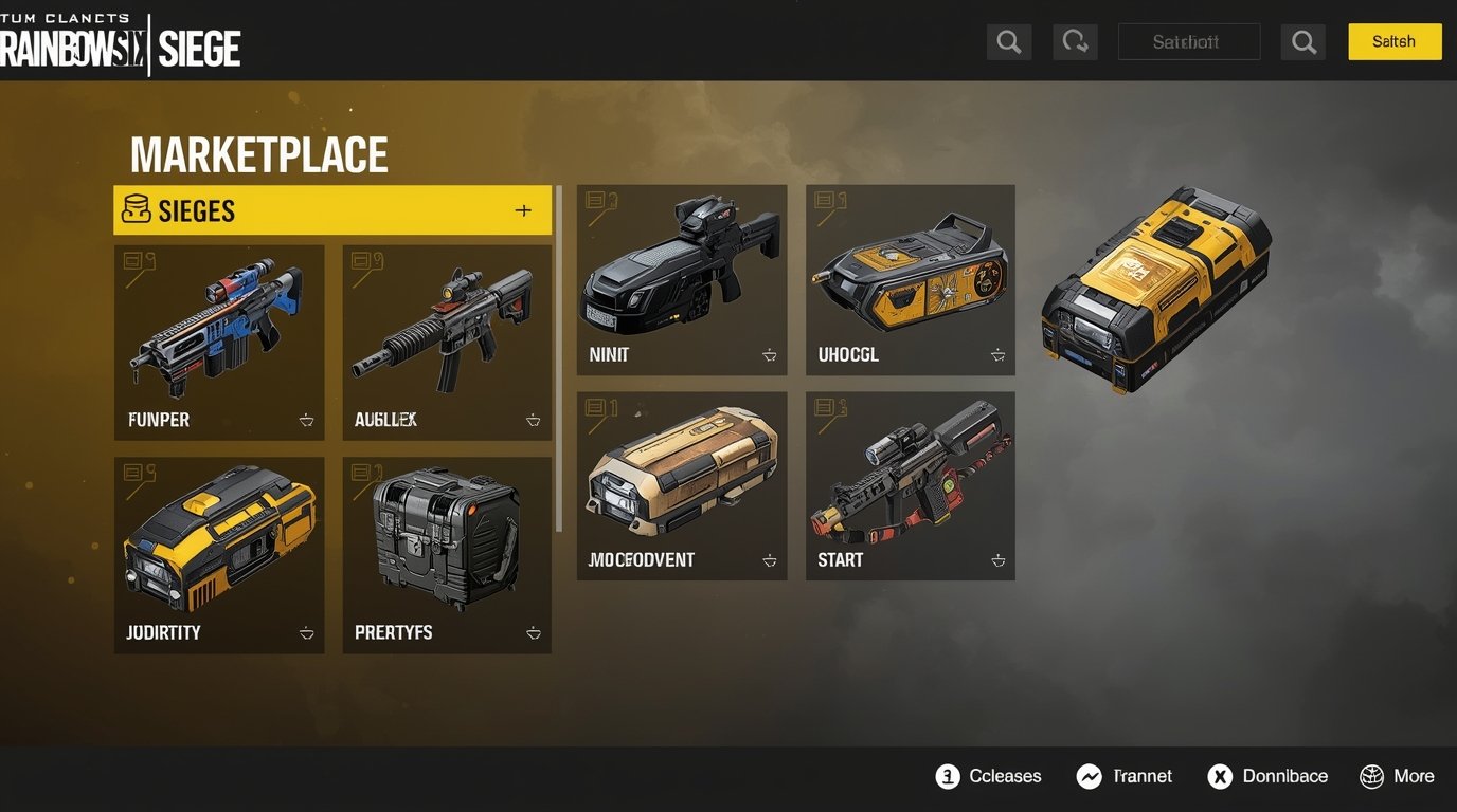 How to Buy Items in Siege Marketplace