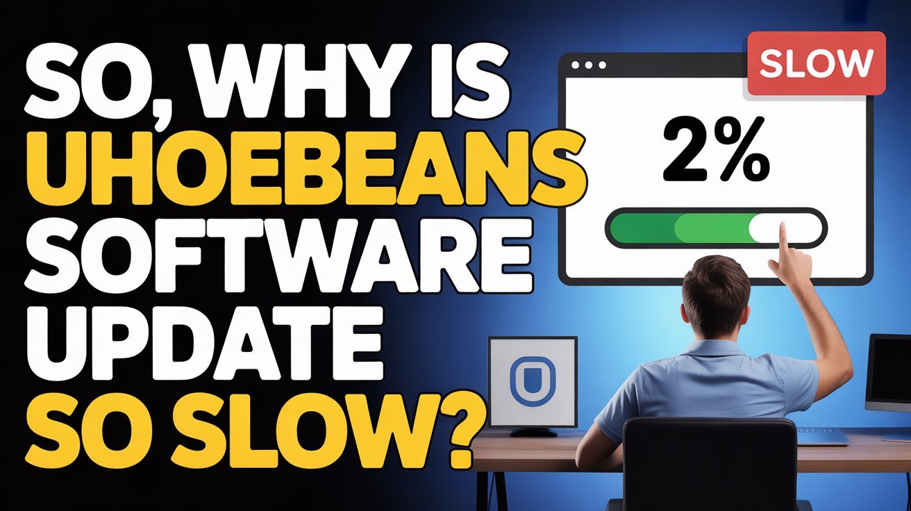 Why is uhoebeans software update so slow