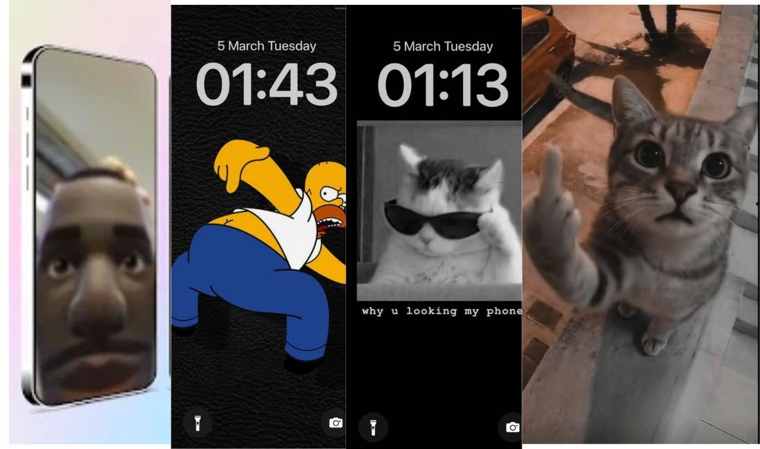 This image shows that Goofy Ahh memes used on mobile