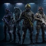 Rainbow Six Siege Operators showcasing customizable in-game items and weapon skins.